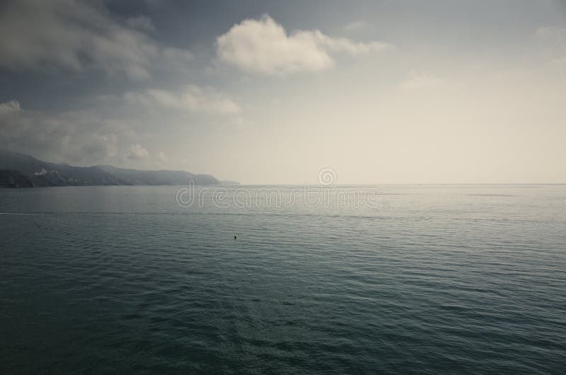 最低纲领派海洋无限的视野 库存照片 最低纲领派海洋无限的视野 库存照片